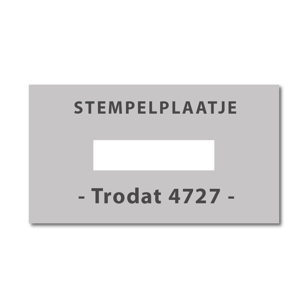 Stempelplaat Trodat Printy 4727 datumstempel