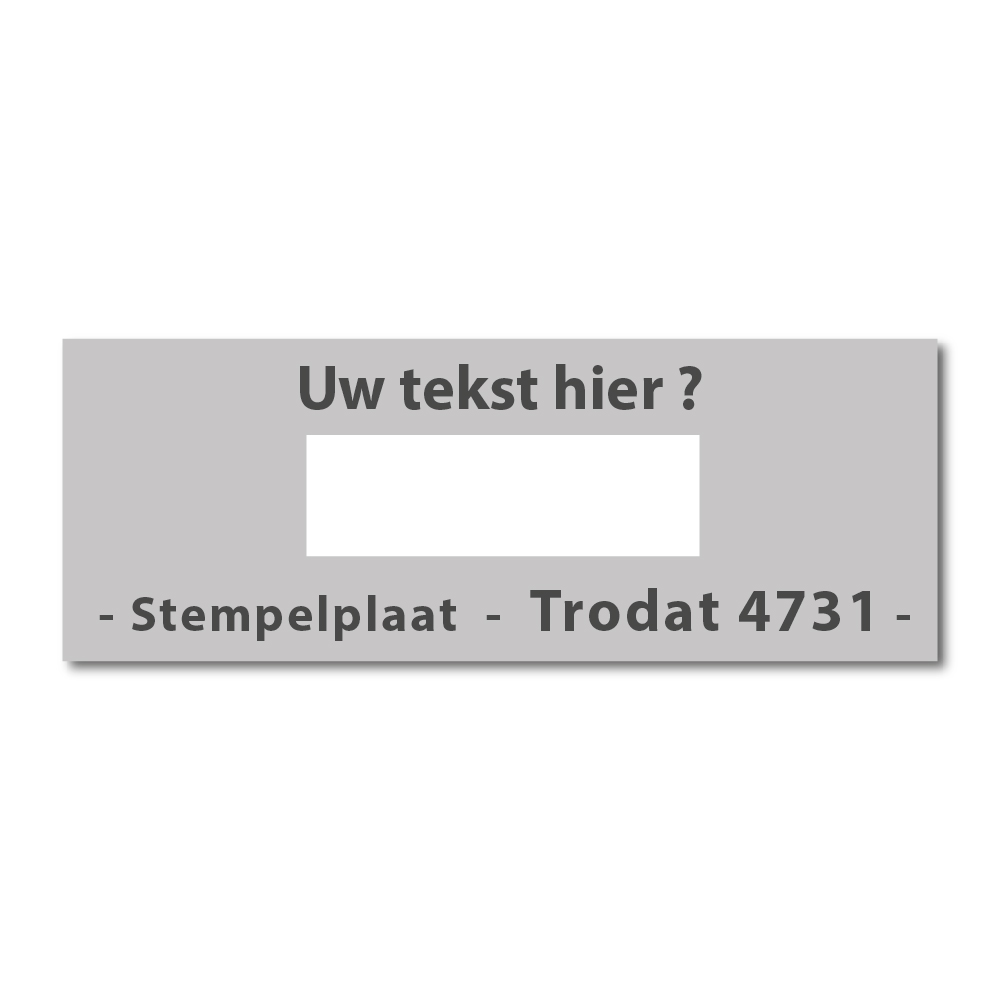 Stempelplaat Trodat Printy 4731 datumstempel