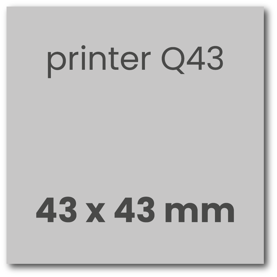 Tekstplaatje Colop Printer Q 43 | Kantoorstempels.be