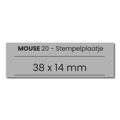 Tekstplaatje Colop Pocket Stempel 20