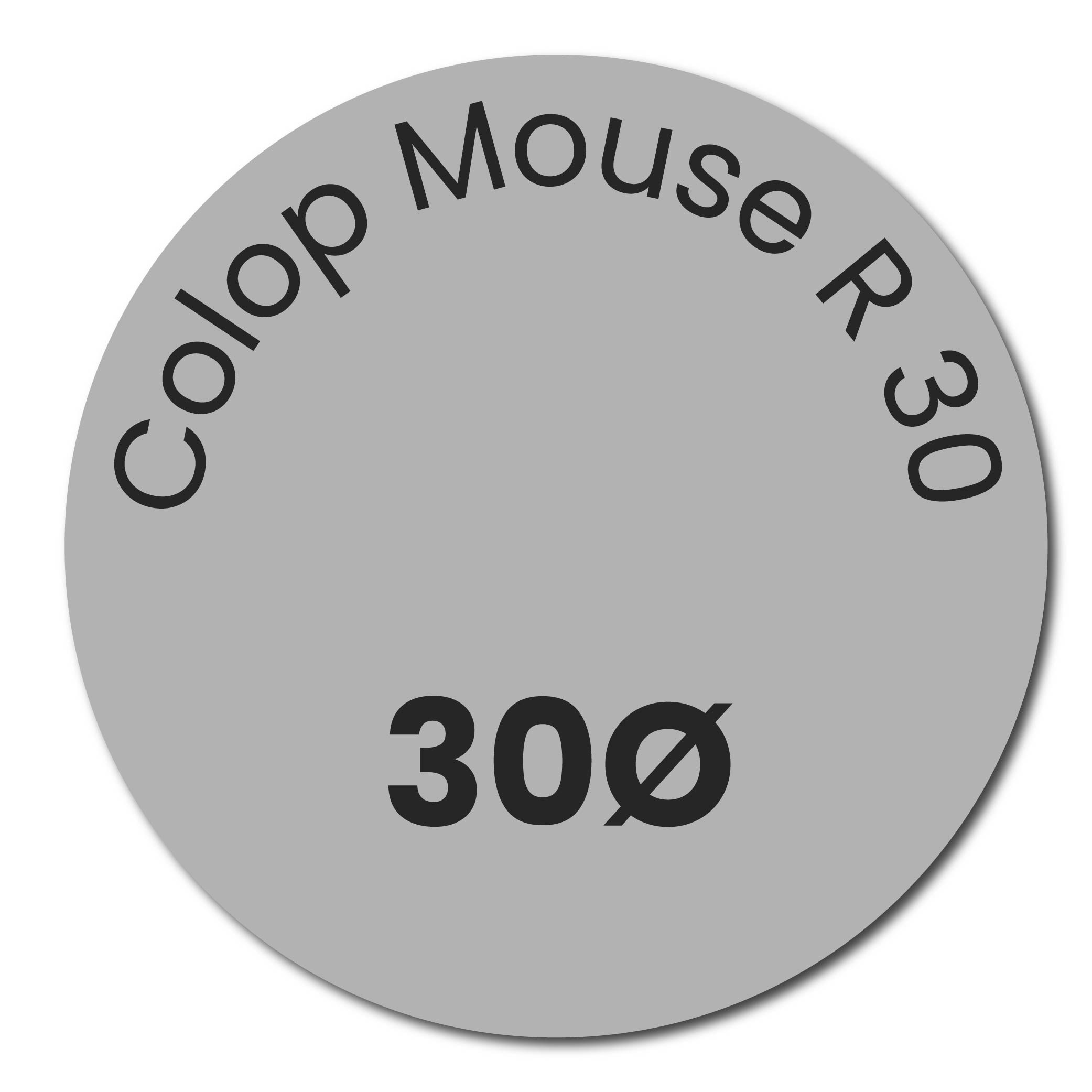 Stempelplaatje Colop Stampmouse R30 stempel