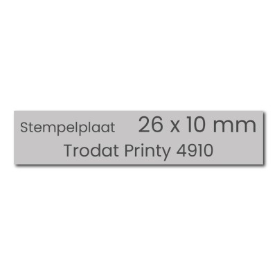 Stempelplaat Trodat Printy 4910