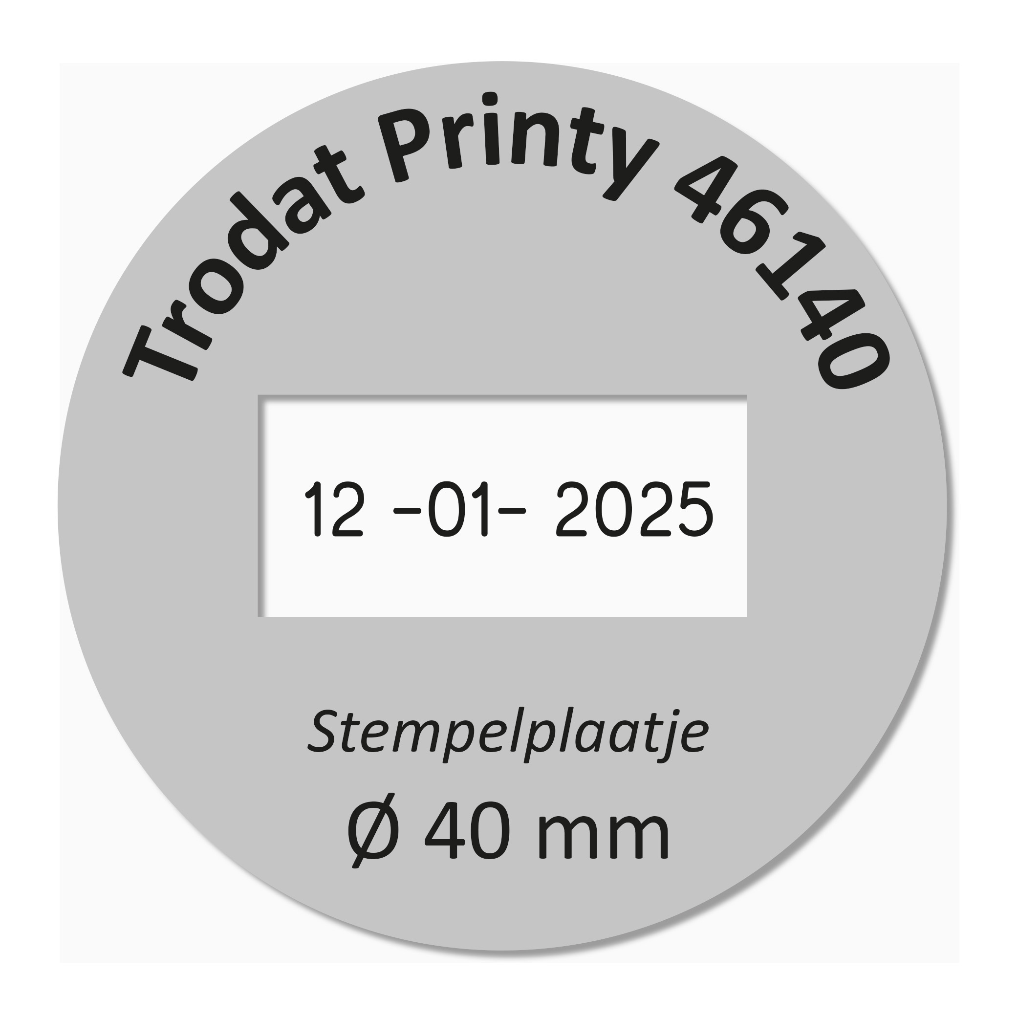 Sempelplaatje 46140 Trodat stempel